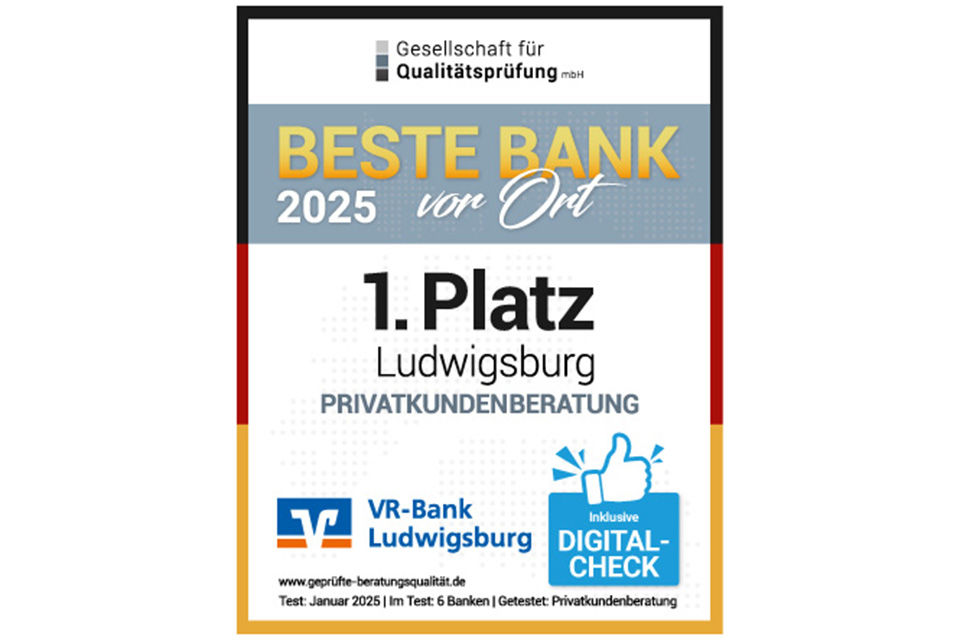 Siegel Beste Bank Privatkundenberatung 2025