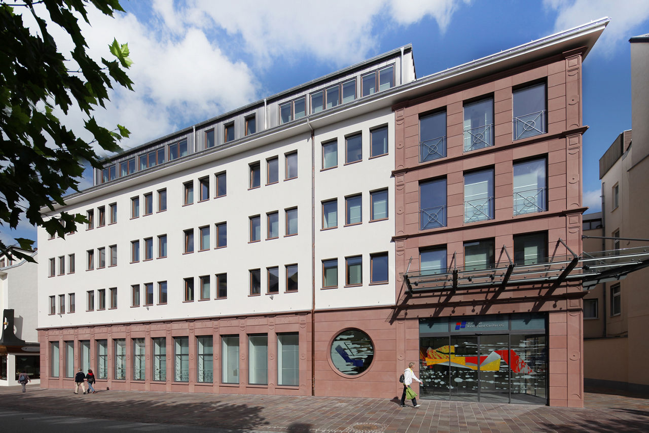 Das Gebäude der Bank für Kirche und Caritas