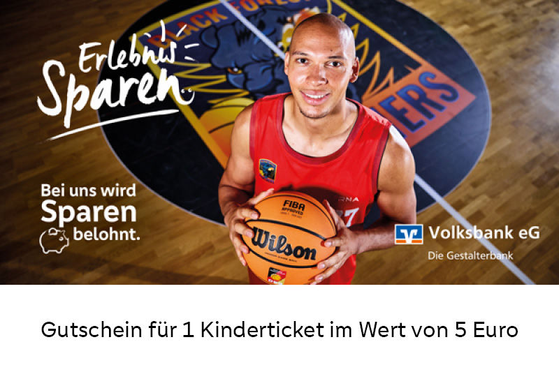 Gutschein für ein Kinderticket im Wert von 5 Euro
