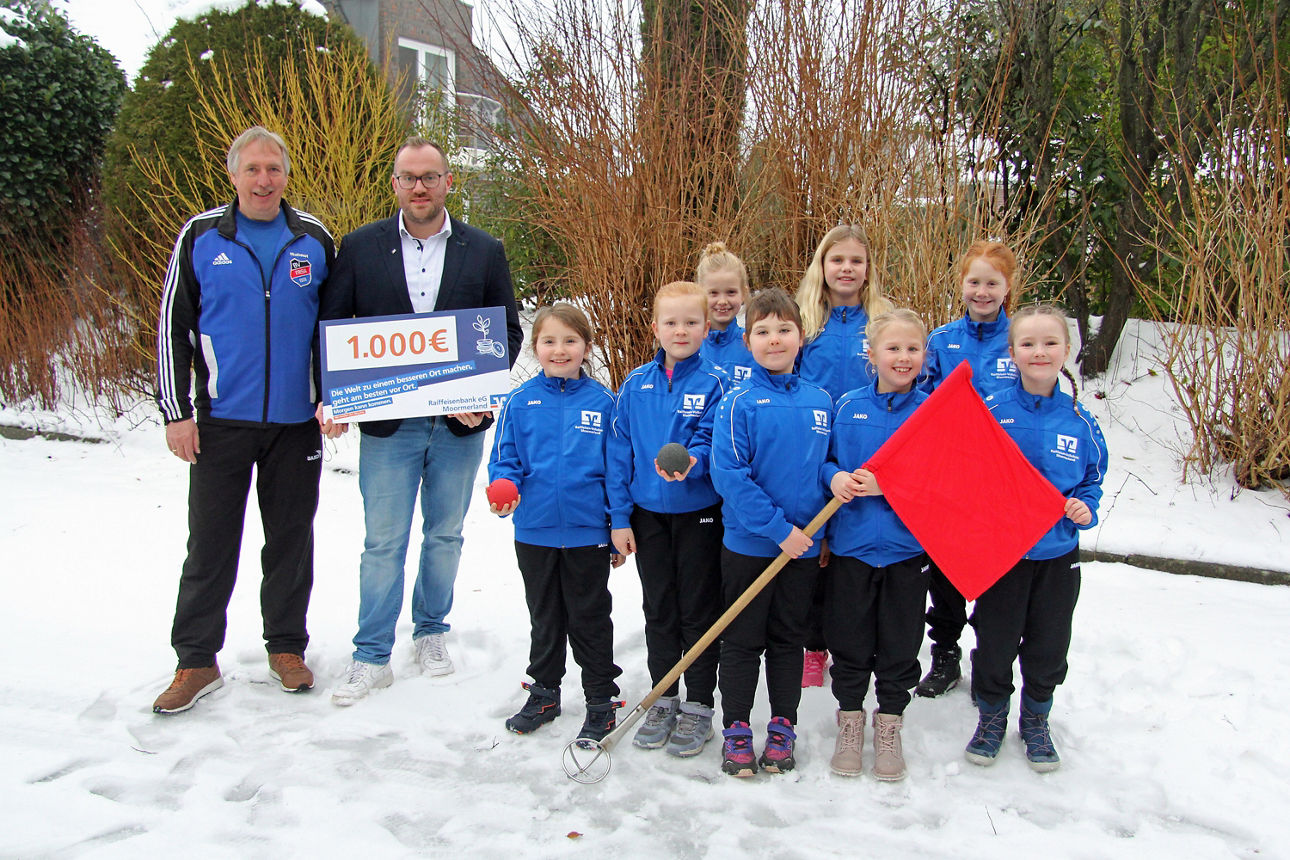 Gruppenbild der Mädchenmannschaft