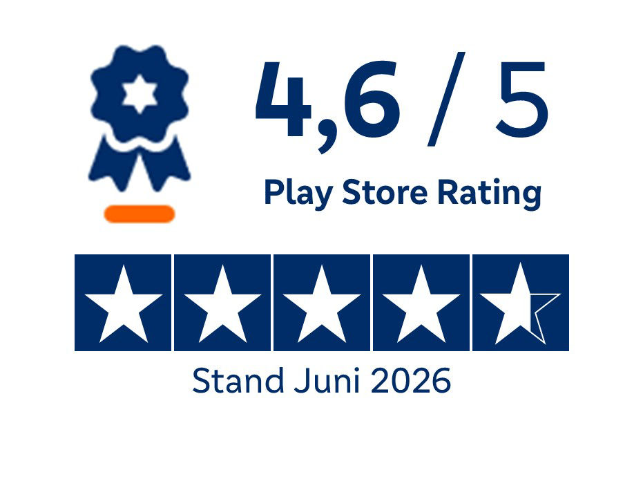 PlayStore Rating der Banking App