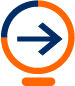 BVR Piktogramm 3 Pfeil nach rechts in einem Kreis