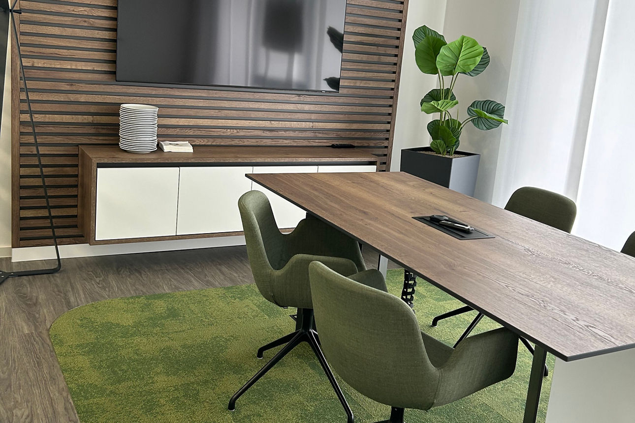 KI generietes Bild einer VR Bank Lahn-Dill Filiale