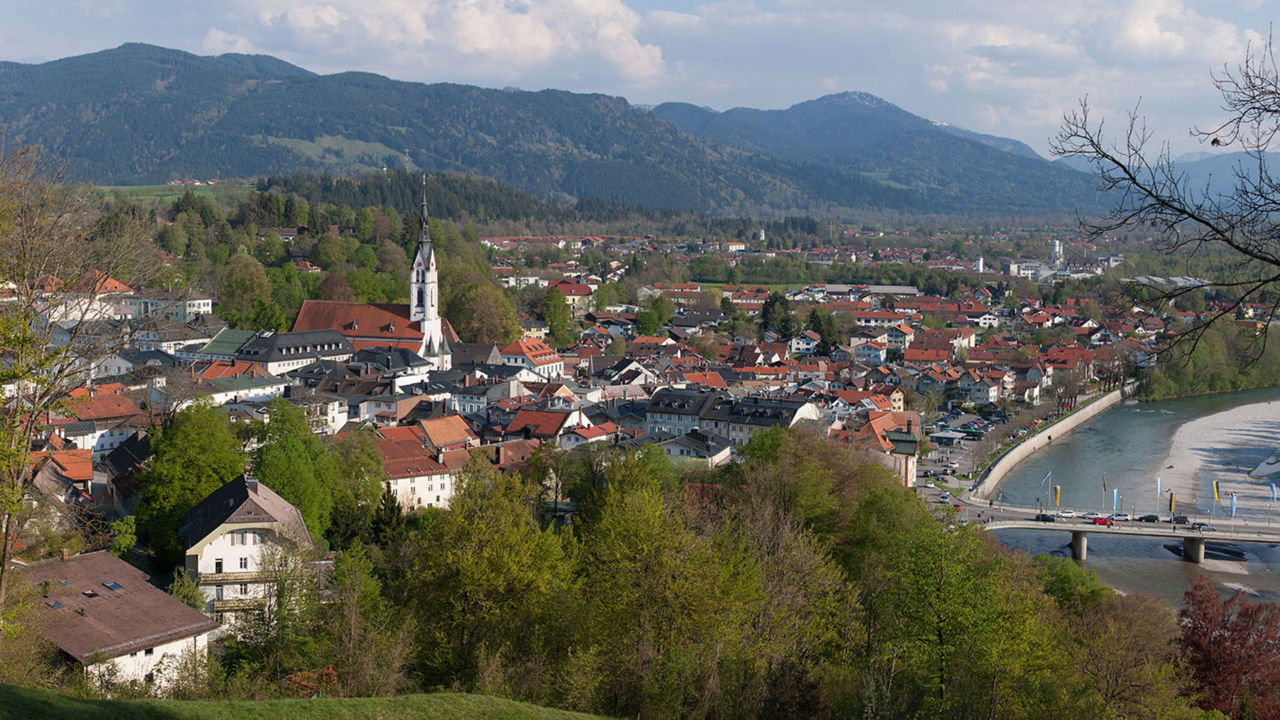 Blick über Bad Tölz