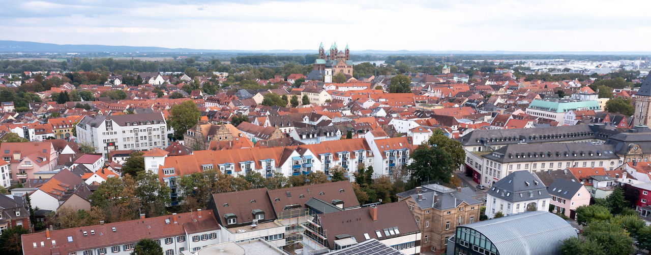 Blick über die Stadt Speyer