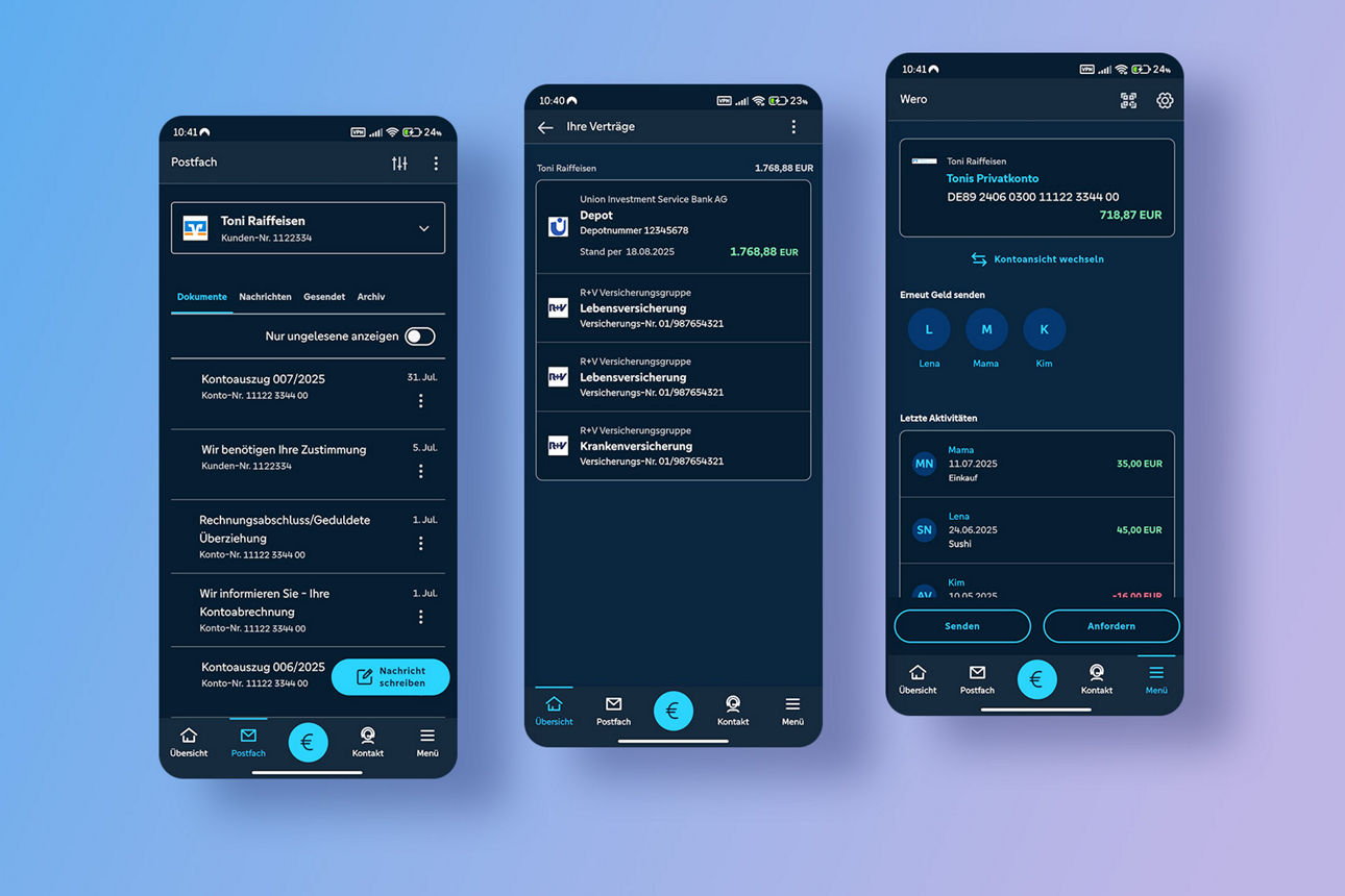 Banking App Screens