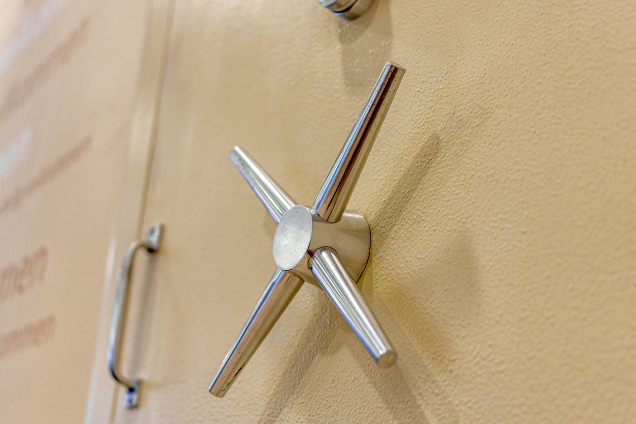 Schloss von einem Tresor