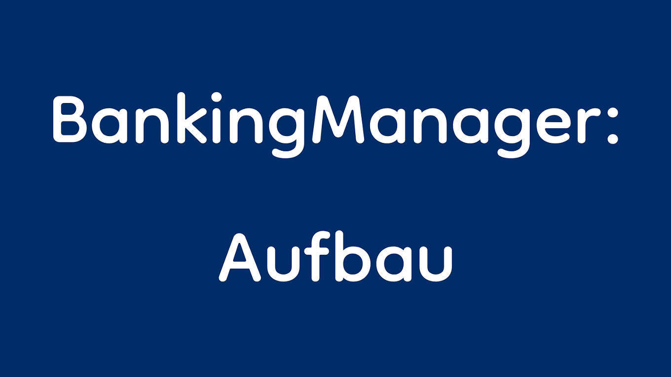 So ist die Anwendung aufgebaut