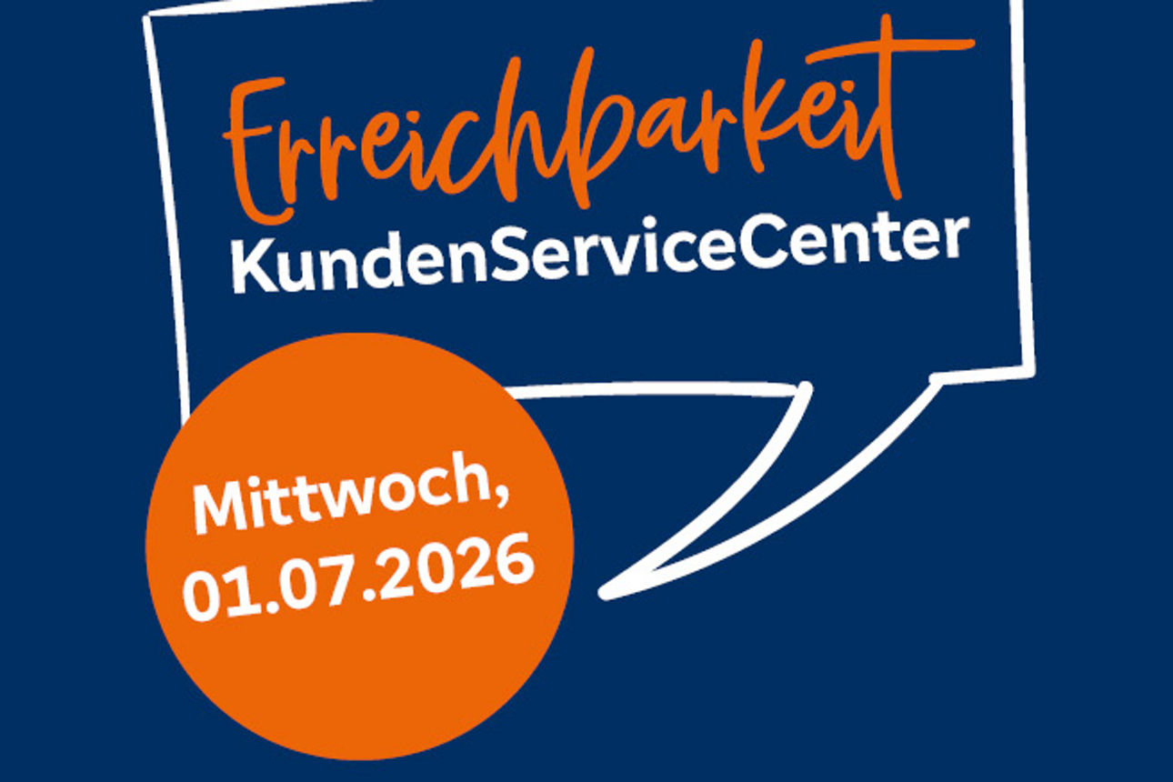 Erreichbarkeit Kunden Service Center