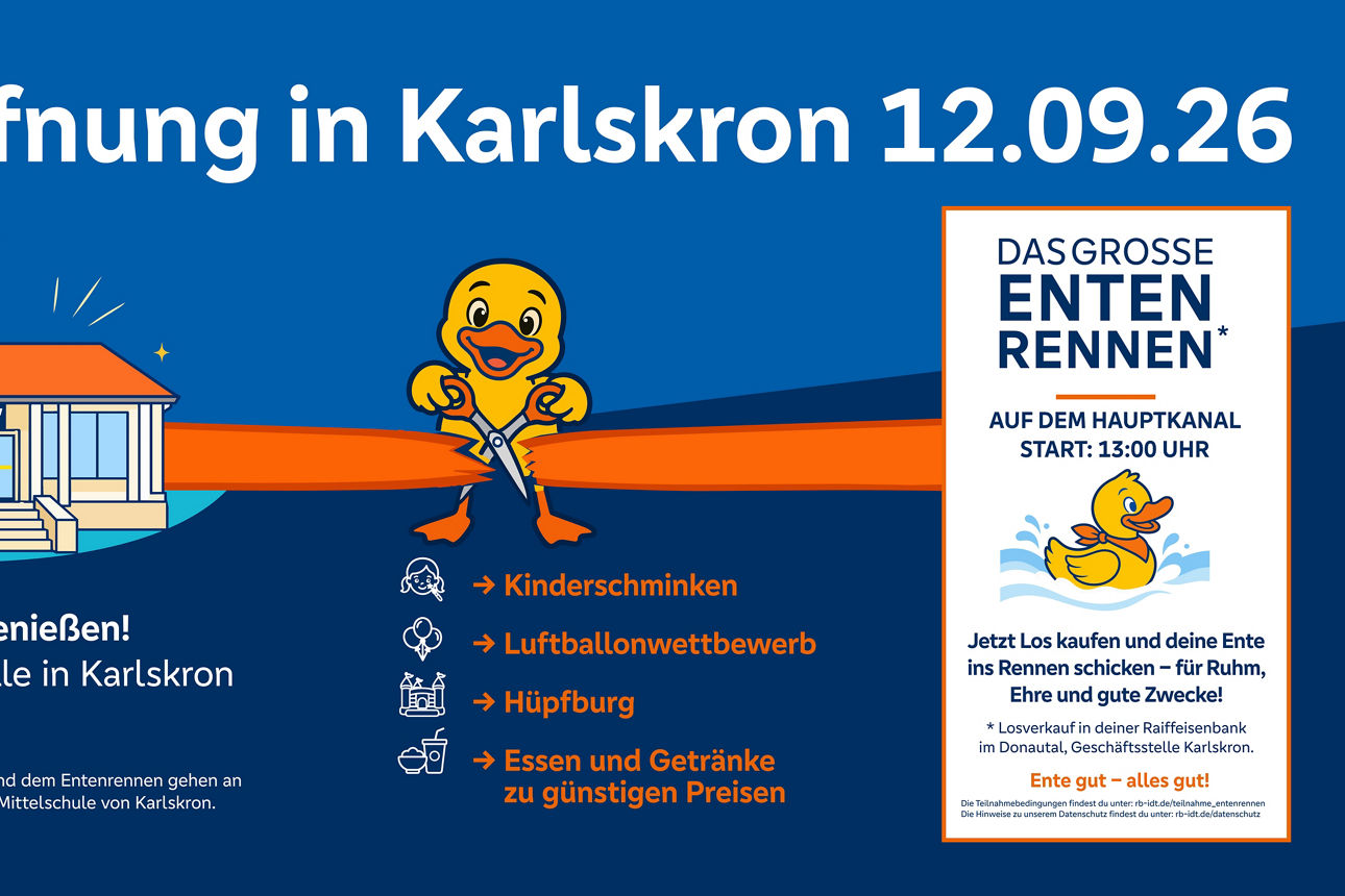 Neueröffnung der Geschäftsstelle in Karlskron