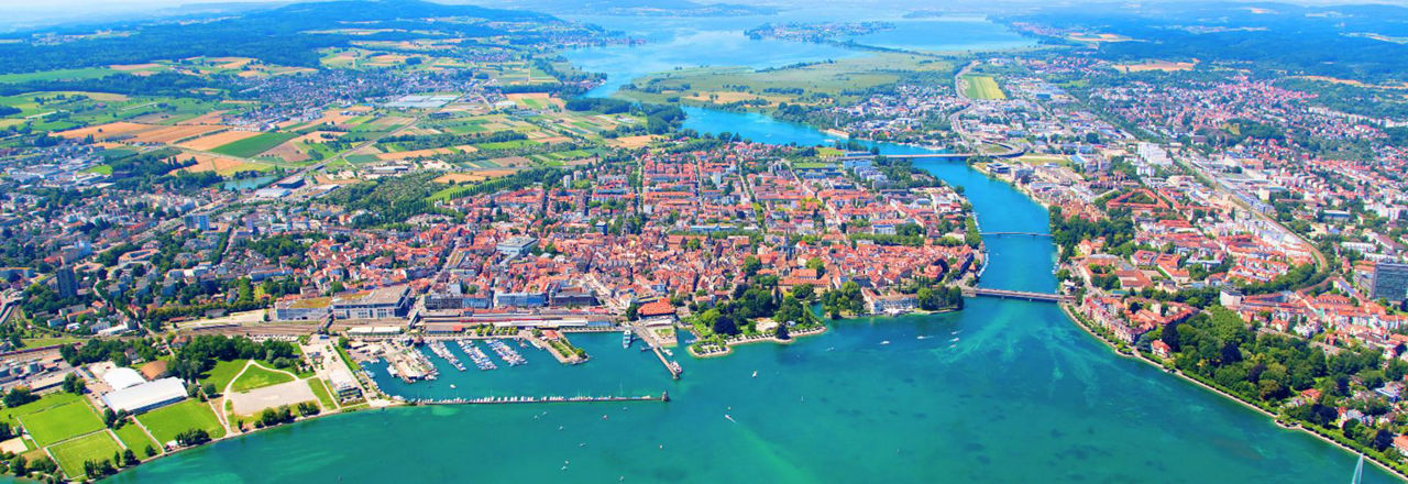Luftbild von Konstanz