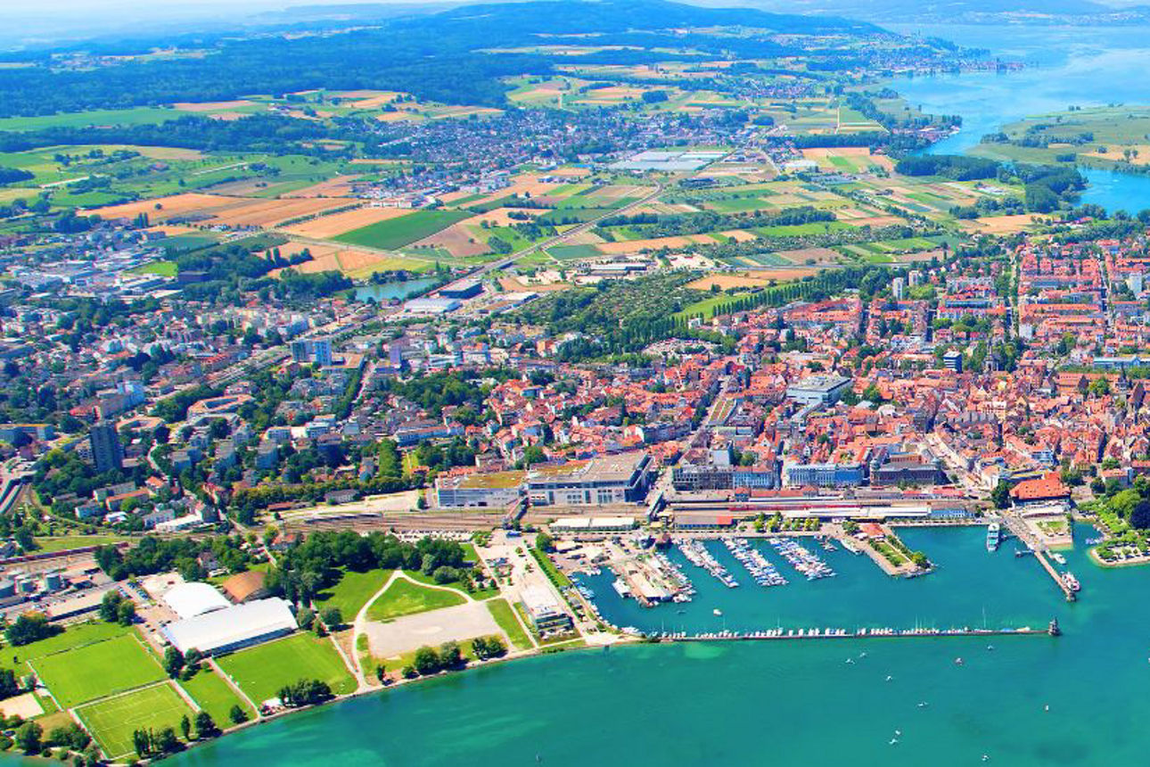 Luftbild von Konstanz