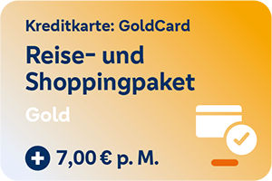 Reise- und Shoppingpaket Gold