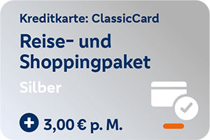 Reise- und Shoppingpaket Silber 