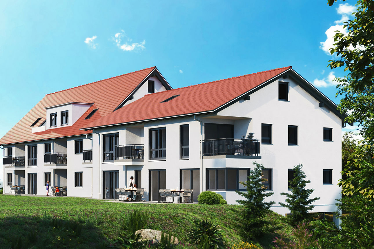 Visualisierung Bauprojekt Achstetten 46