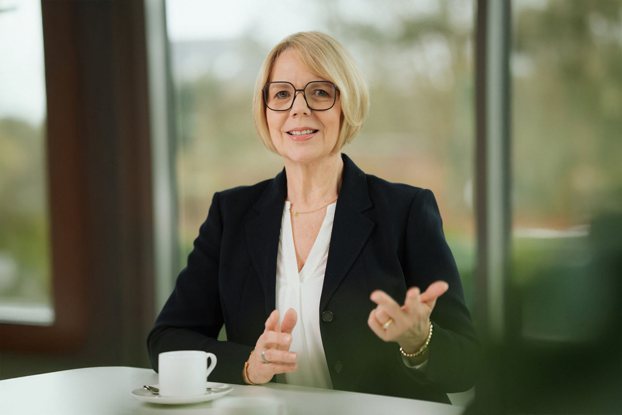 Beate Jakobs, Vorständin bei der Vereinigten Volksbank eG