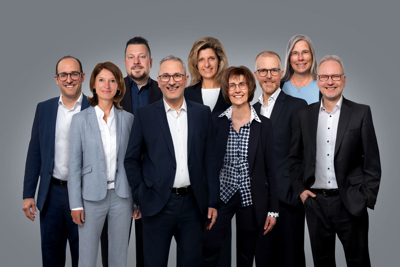 Gruppenbild des Teams "Senior-Kundenbetreuer Private Banking"