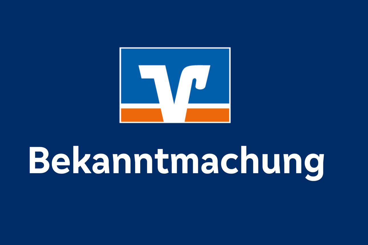 Bekanntmachung Vertreterversammlung