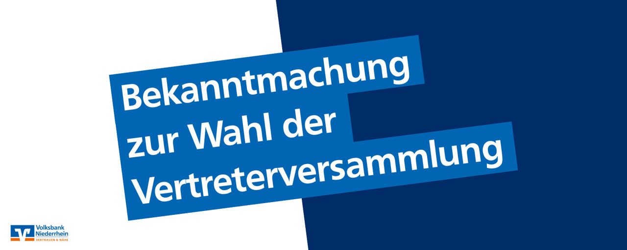 Bekanntmachung Vertreterversammlung