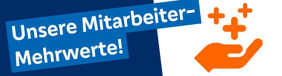 „Unsichere Mitarbeiter-Mehrwerte“ blauer Text