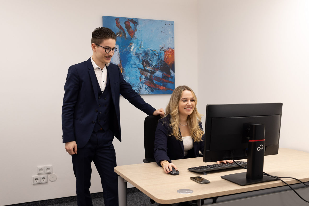 Mitarbeiter am Arbeitsplatz
