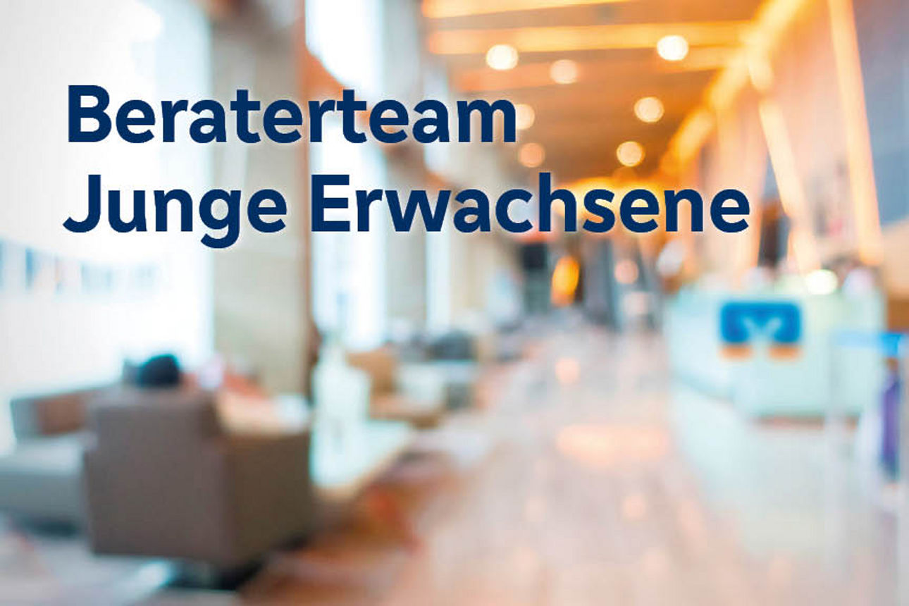 Verschwommener Hintergrund in einen Serviceraum für Kundinnen und Kunden