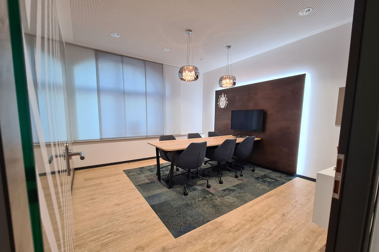 Das neue Besprechungszimmer "Gerzen Schloss" in Gerzen.