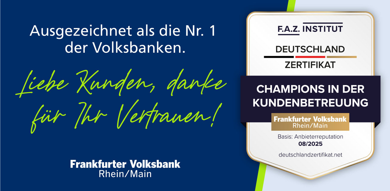 Auszeichnung Champions in der Kundenberatung