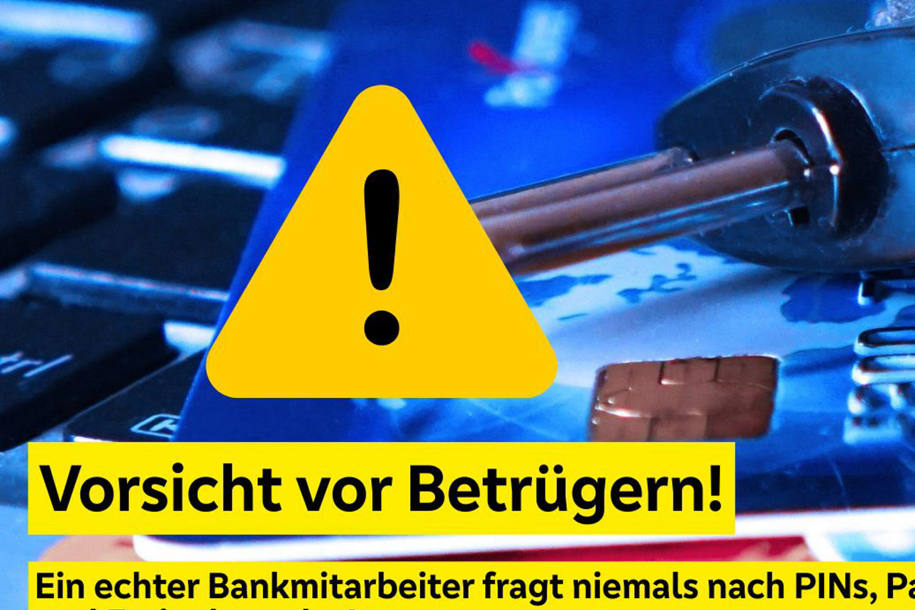 Warnhinweis zu Betrugsversuchen