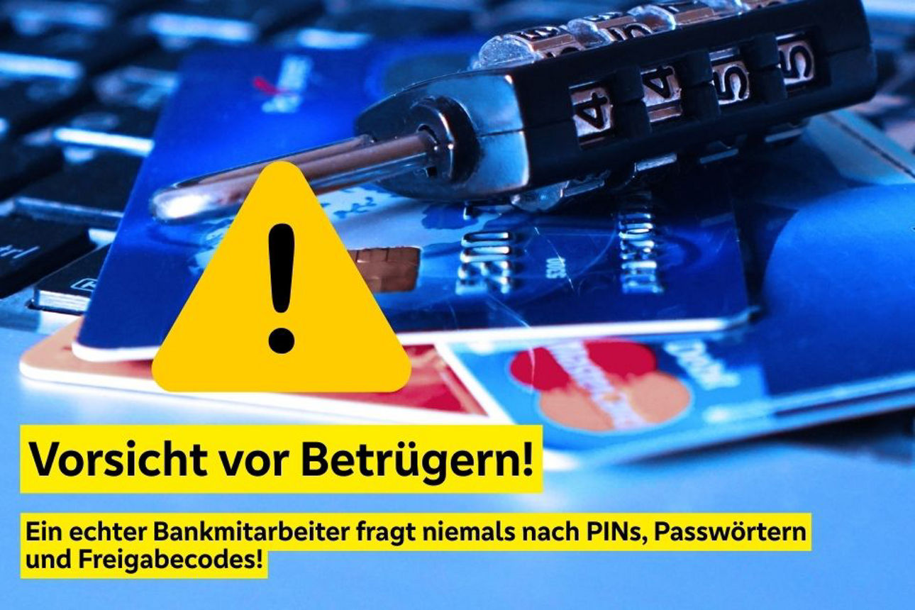 Warnhinweis zu Betrugsversuchen