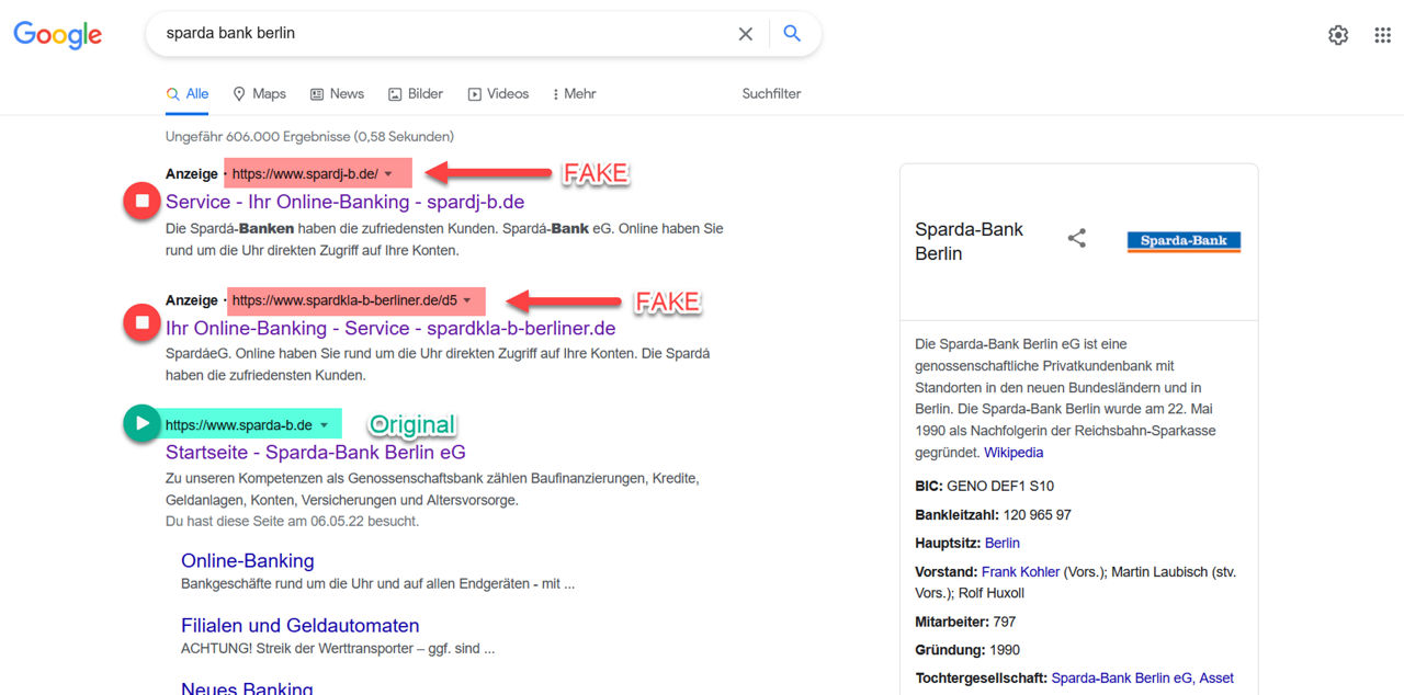Fraud mit Phishing
