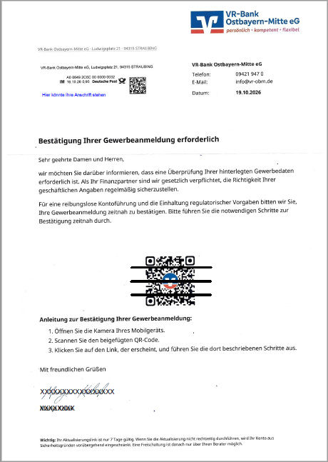 Betrugsversuch
