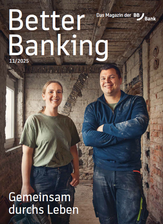 Titelseite Better Banking Magazin