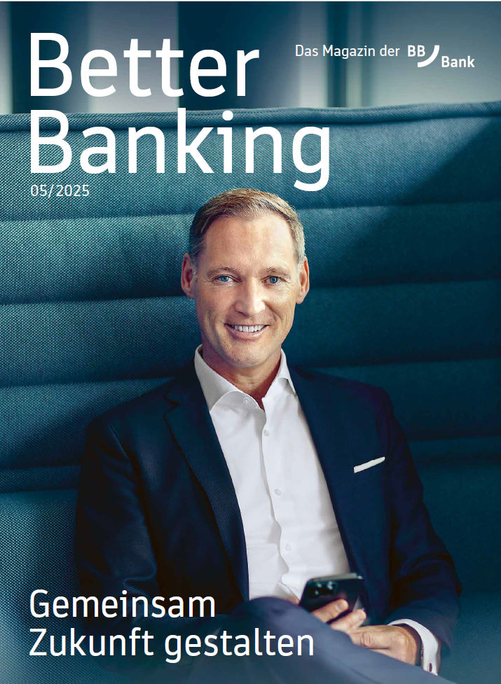 Titelseite Better Banking Magazin