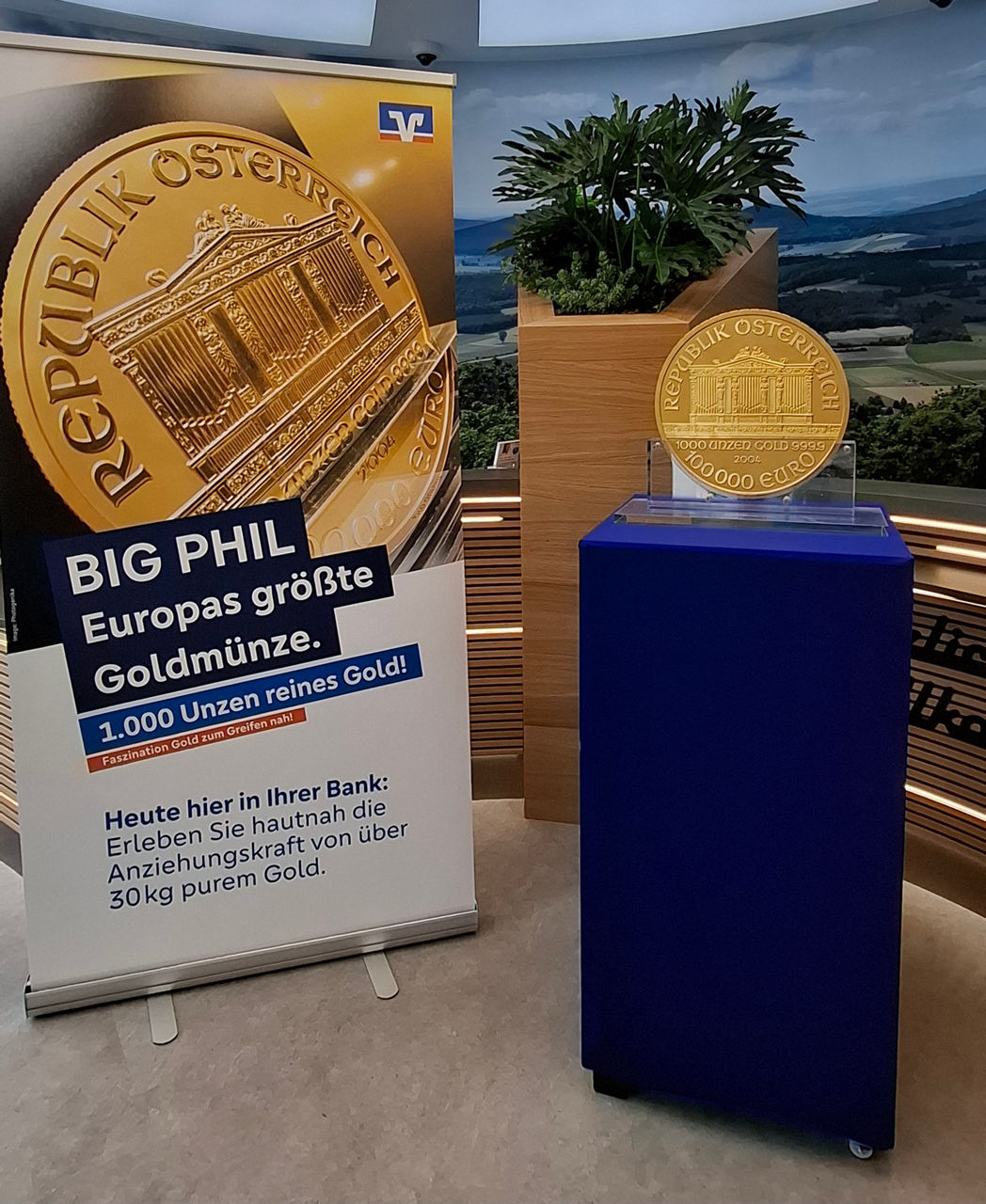 Europas größte Goldmünze "Big Phil"