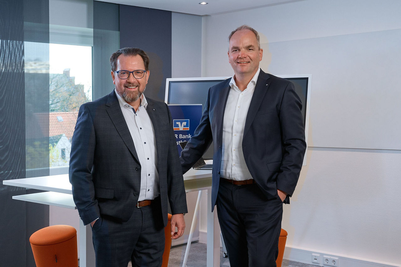 Udo Kempter und Bent Nicolaisen auf der Bilanzpressekonferenz 2025