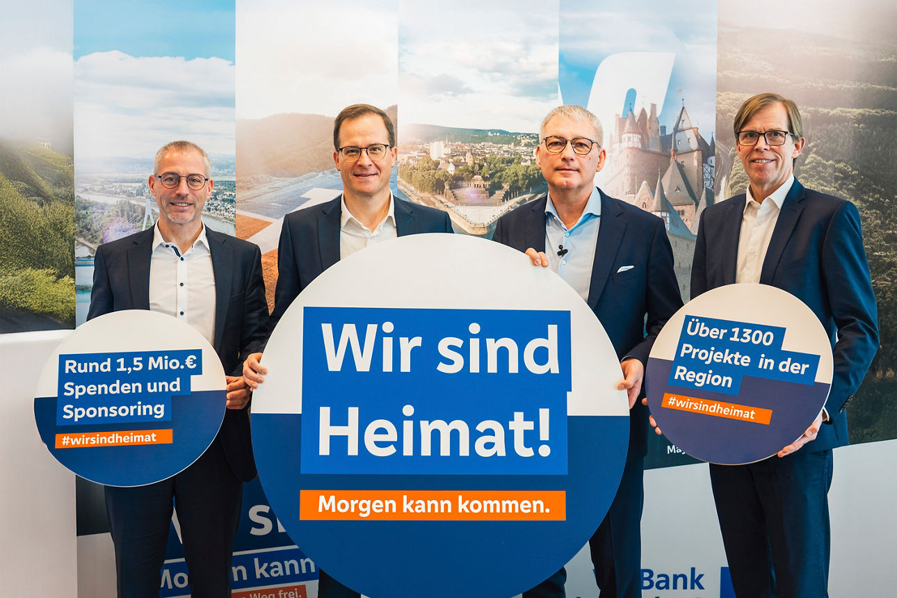 Vorstand v.l.: Matthias Herfurth, Markus Müller (Stv. Vorsitzender), Sascha Monschauer (Vorsitzender) und Michael C. Kuch