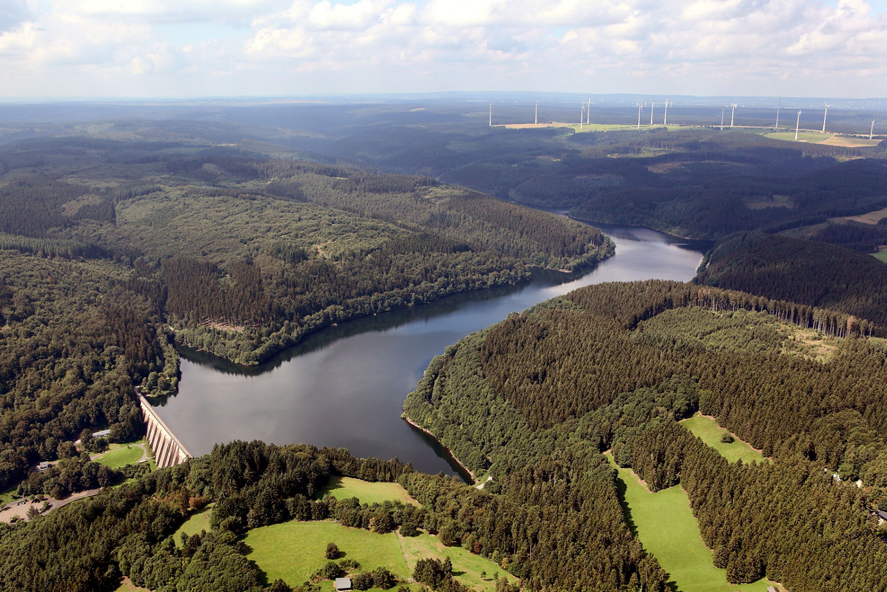 Bild der Oleftalsperre