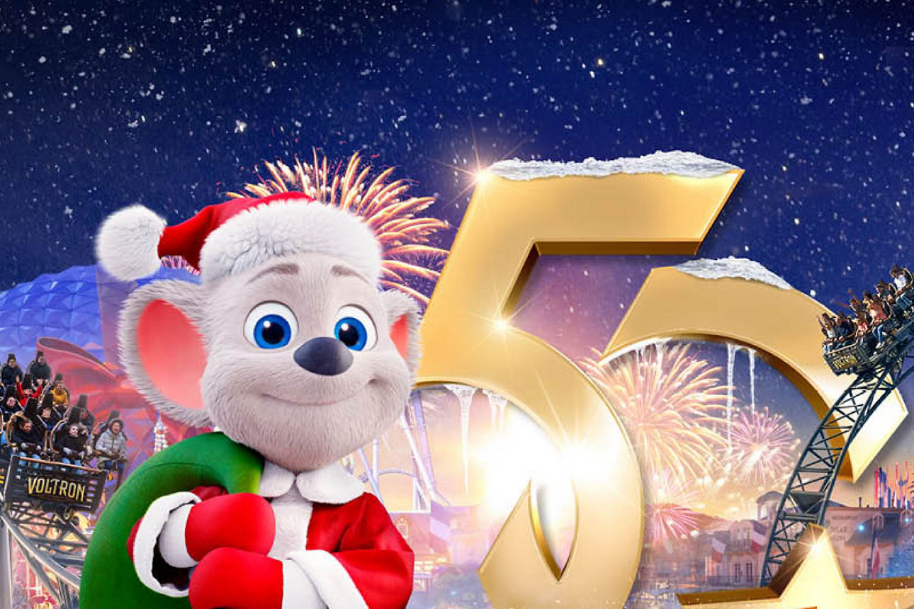 Banner Europa-Park mit Maus