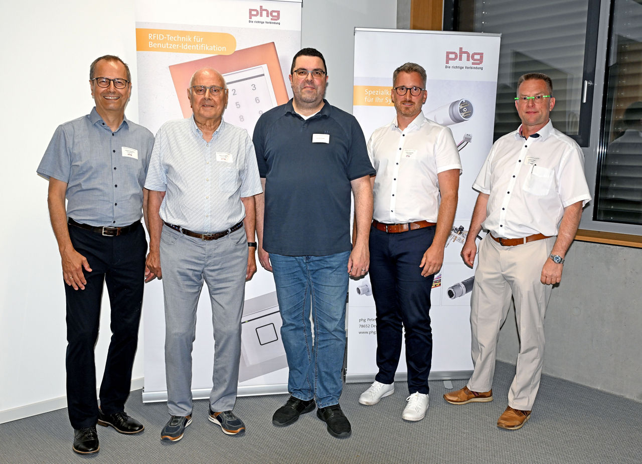Gastgeber der Firma PHG mit Referent Hr. Stadler und Hr. Holpp. 