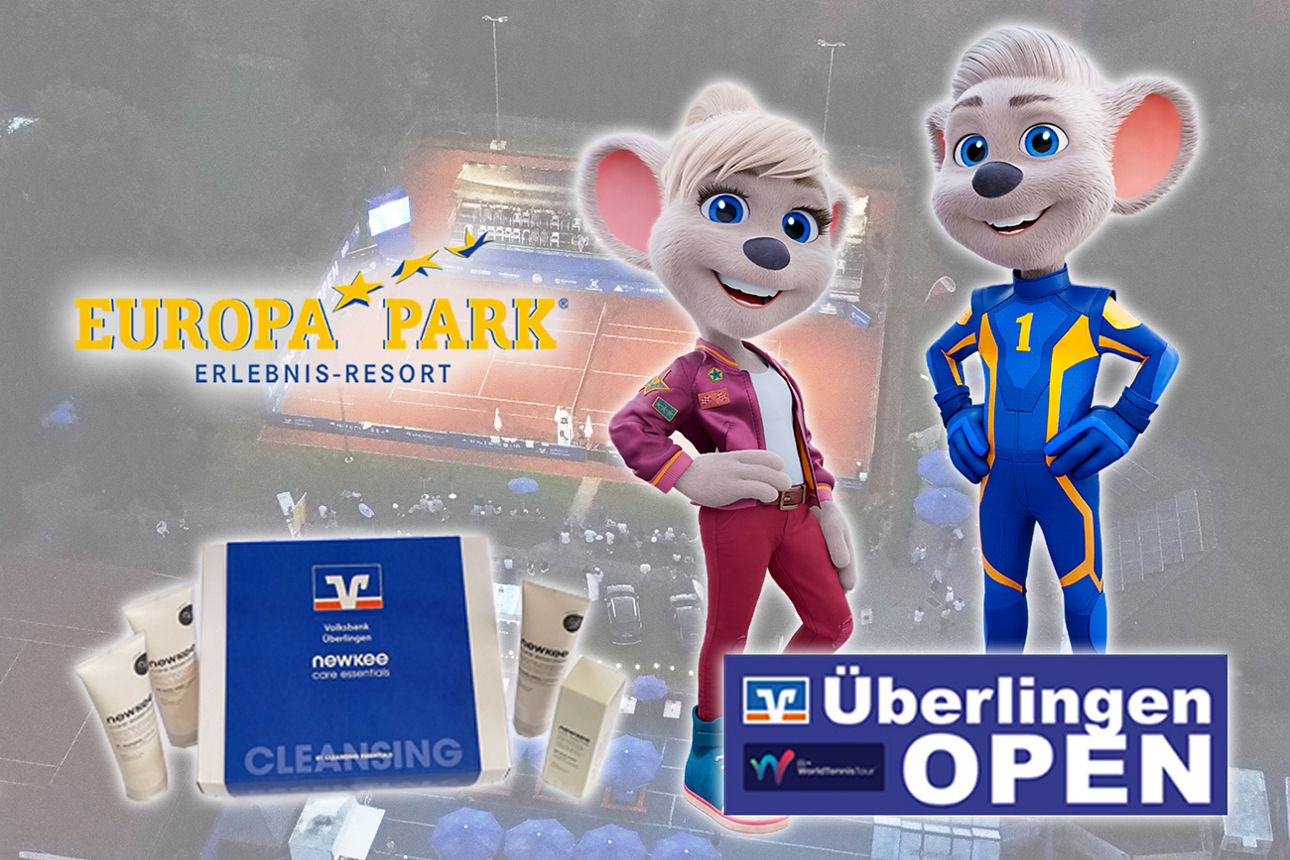 Gewinnspiel: 1. Preis 2x Europa-Park-Eintritt, 2. Preis Turnierticket Überlingen Open 2027, 3.-10. Preis Newkee Pflegeset