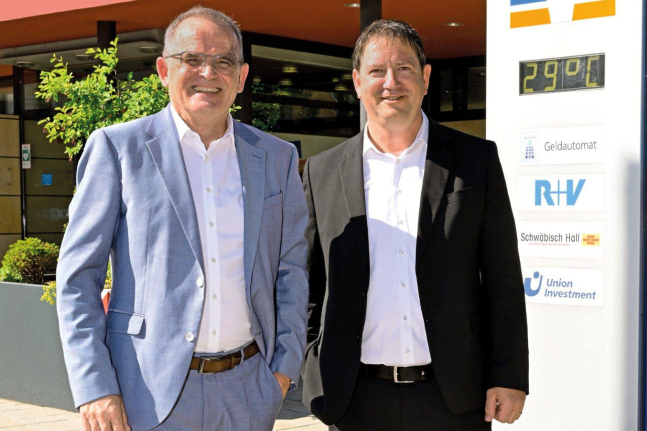 Vorstandssprecher Christoph Groß (links) und Frank Kohler