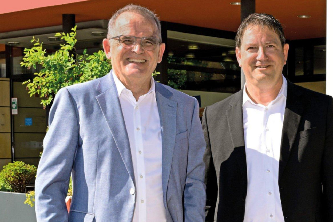 Vorstandssprecher Christoph Groß (links) und Frank Kohler