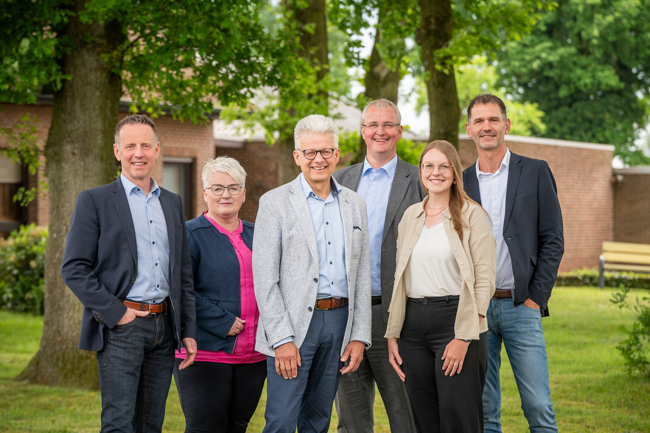 Das Immobilien-Team der Volksbank Niedergrafschaft