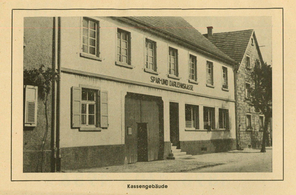 erstes Bankgebäude