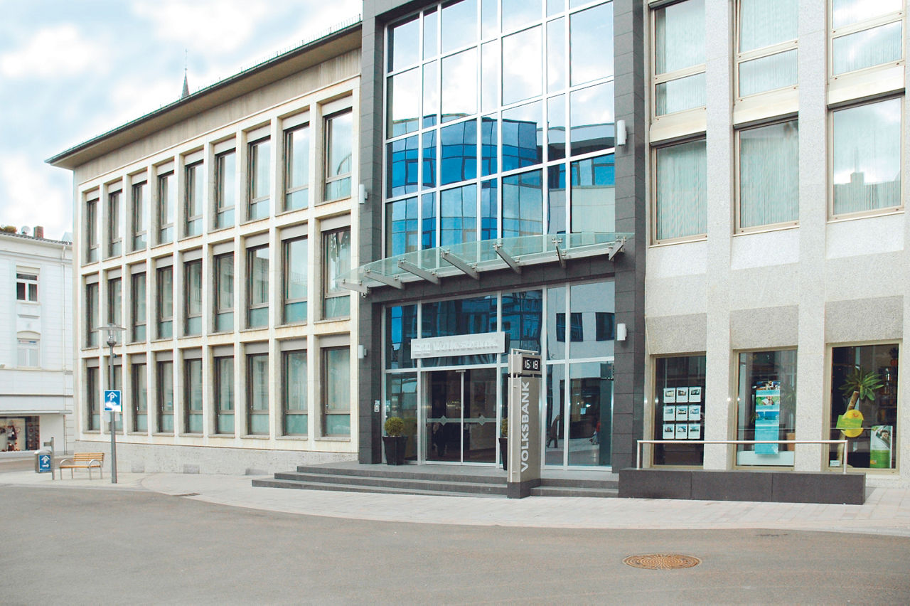 Ansicht Bankgebäude Euskirchen