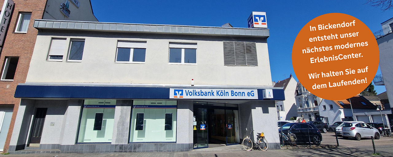 Frontansicht der Filiale Bickendorf