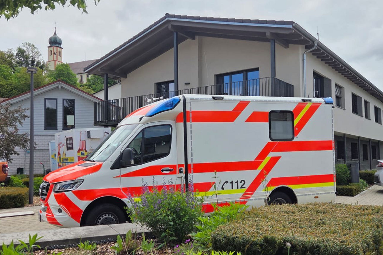 Rettungswagen der DRK