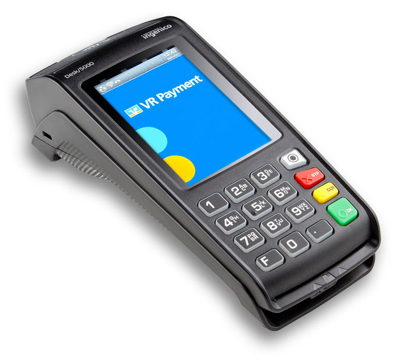 Abbildung des Ingenico Desk/5000-Kartenterminals