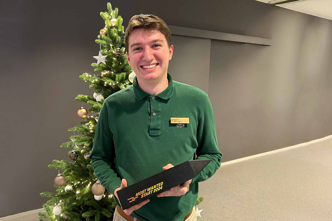 Eric mit dem Kununu Most Wanted Start 2024